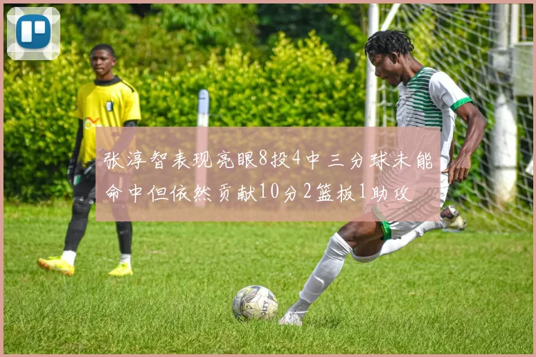 张淳智表现亮眼8投4中三分球未能命中但依然贡献10分2篮板1助攻